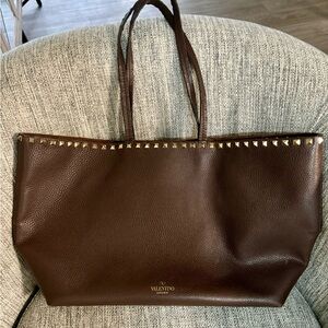 Valentino leather tote